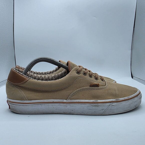 Vans Era 59 C&L Mens Size 11.5 Khaki Chevron Sneaker Shoes Casual Outdoors main image 2